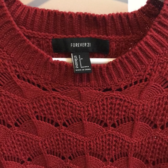 Crimson sweater Size Small - Picture 2 of 2